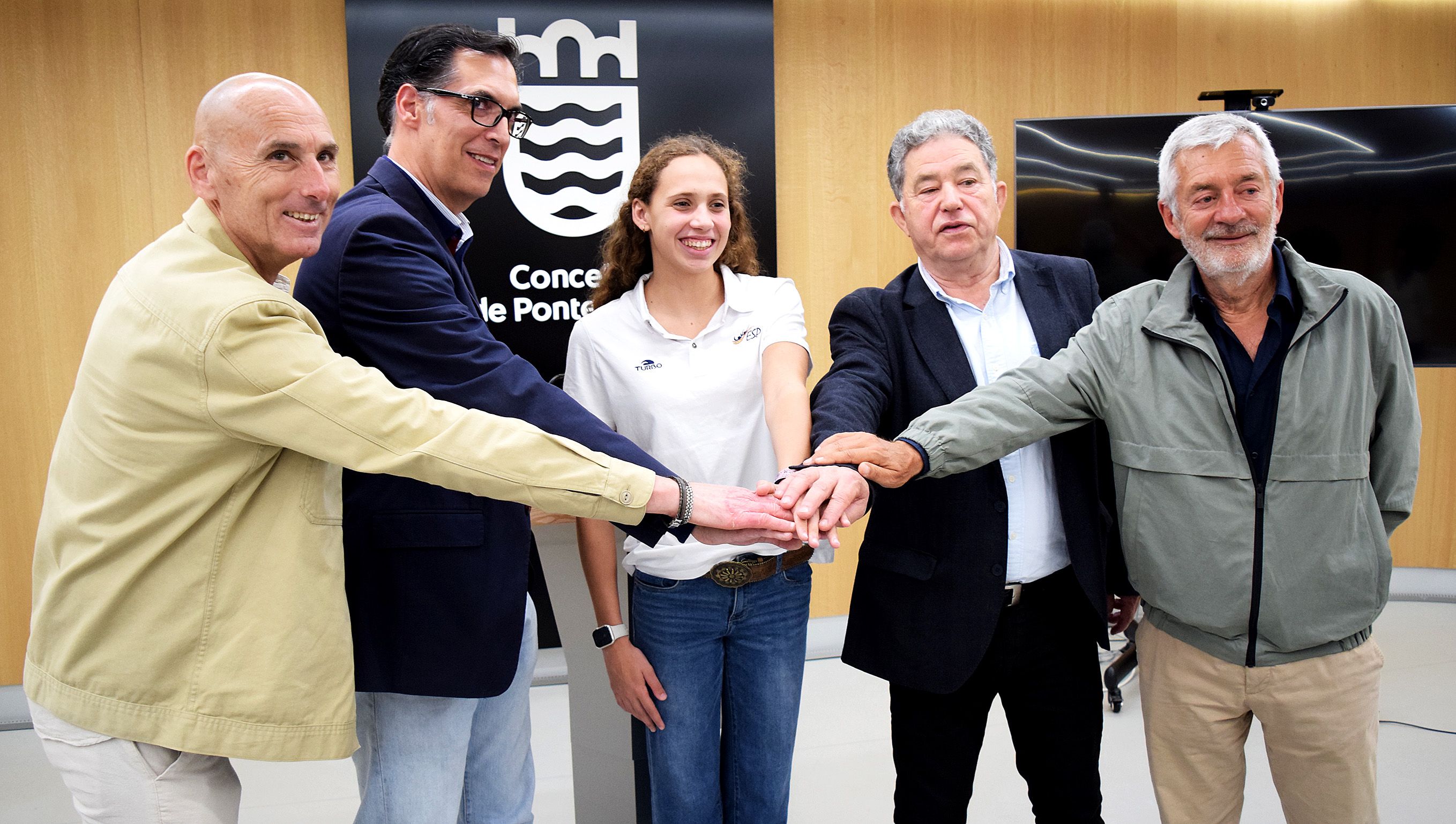 Presentación da Copa do Mundo de Natación Artística de Pontevedra