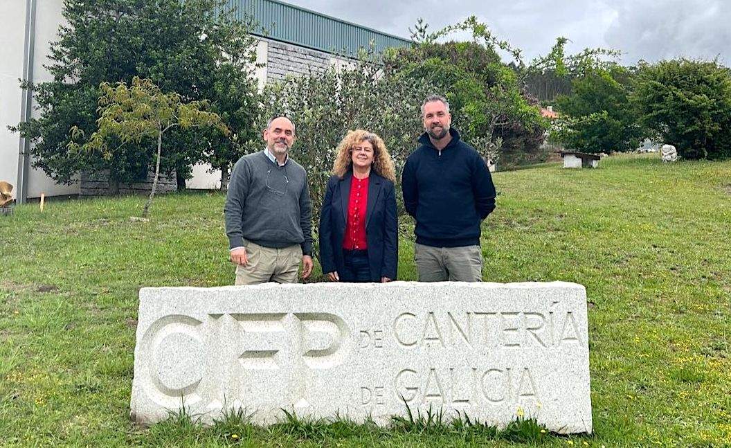 O empresario australiano William Treble no CIFP Cantería de Poio