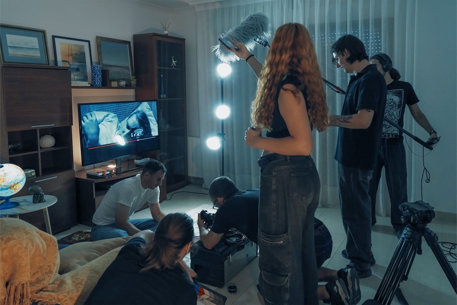 Rodaje de un cortometraje