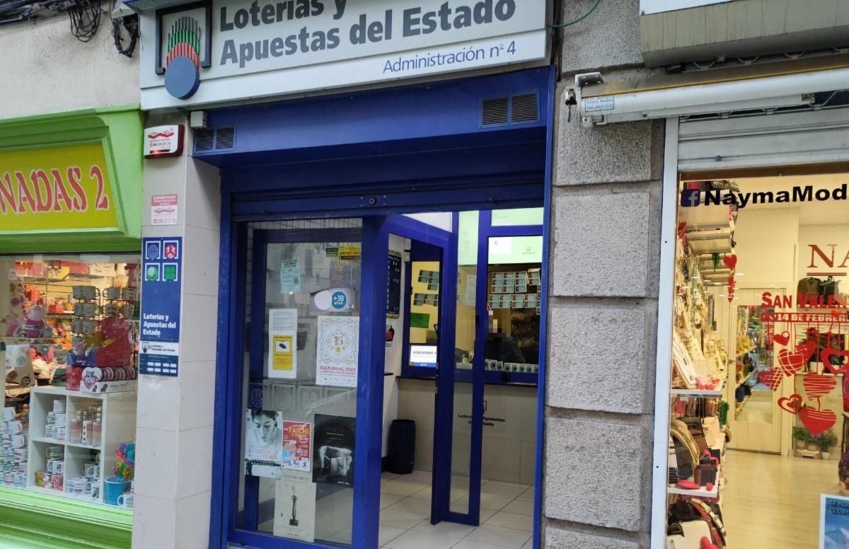 Administración de lotarías número 4, en Marín