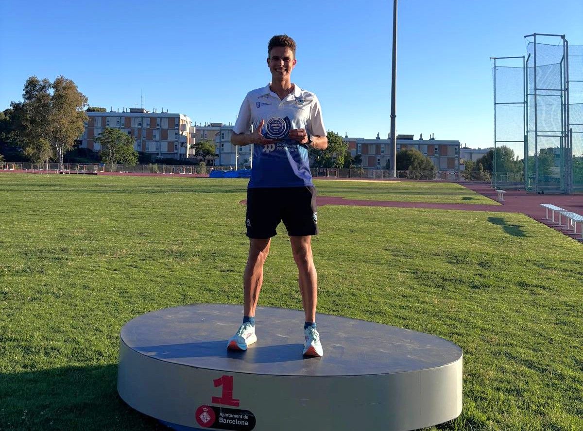Dani Chamosa, mellor atleta do seu encontro na segunda xornada da División de Honra de Atletismo