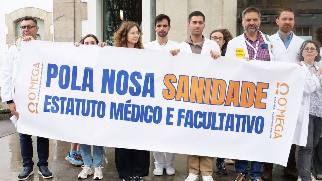 Concentración de médicos de O'Mega no Hospital Provincial