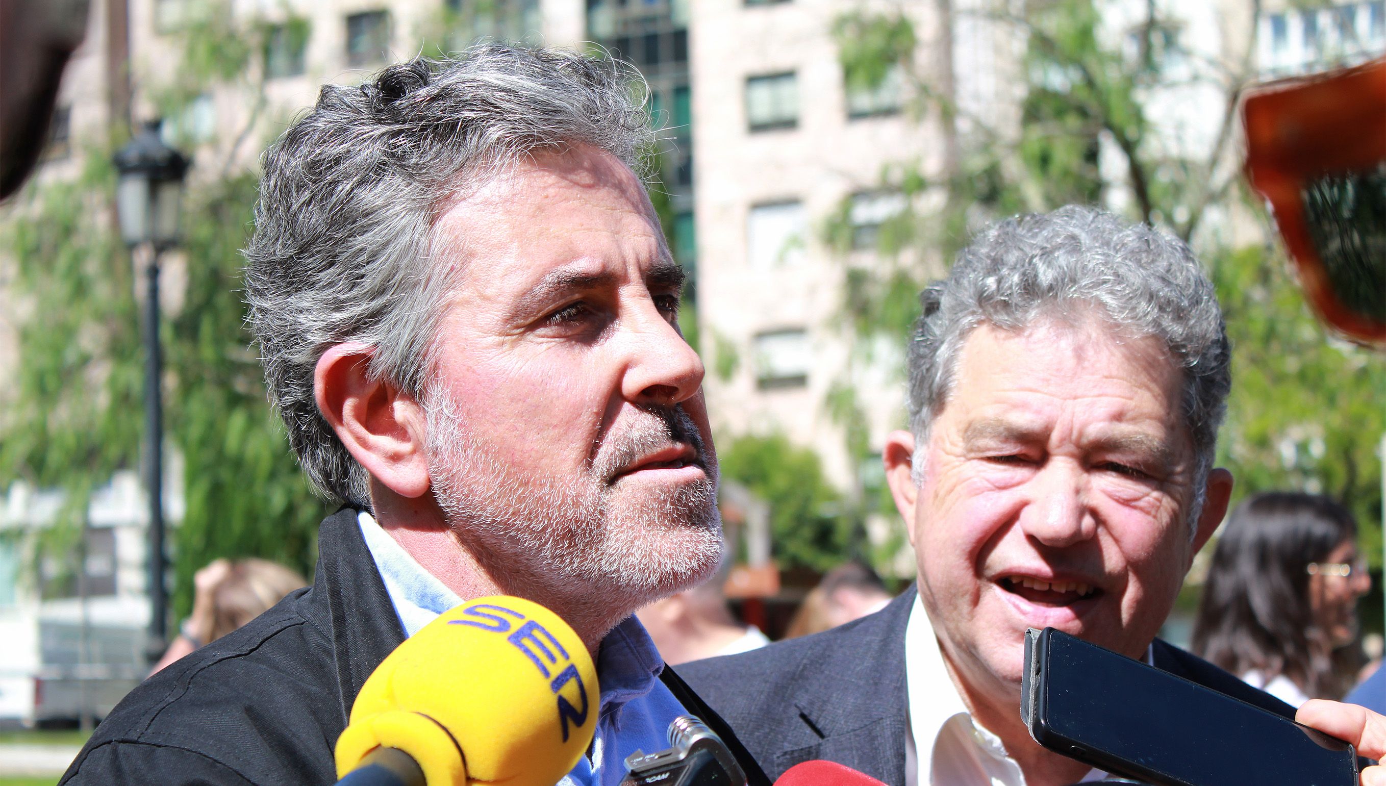 Jesús Saavedra, de SETGA, explicando o proxecto AMBIANCE en Barcelos