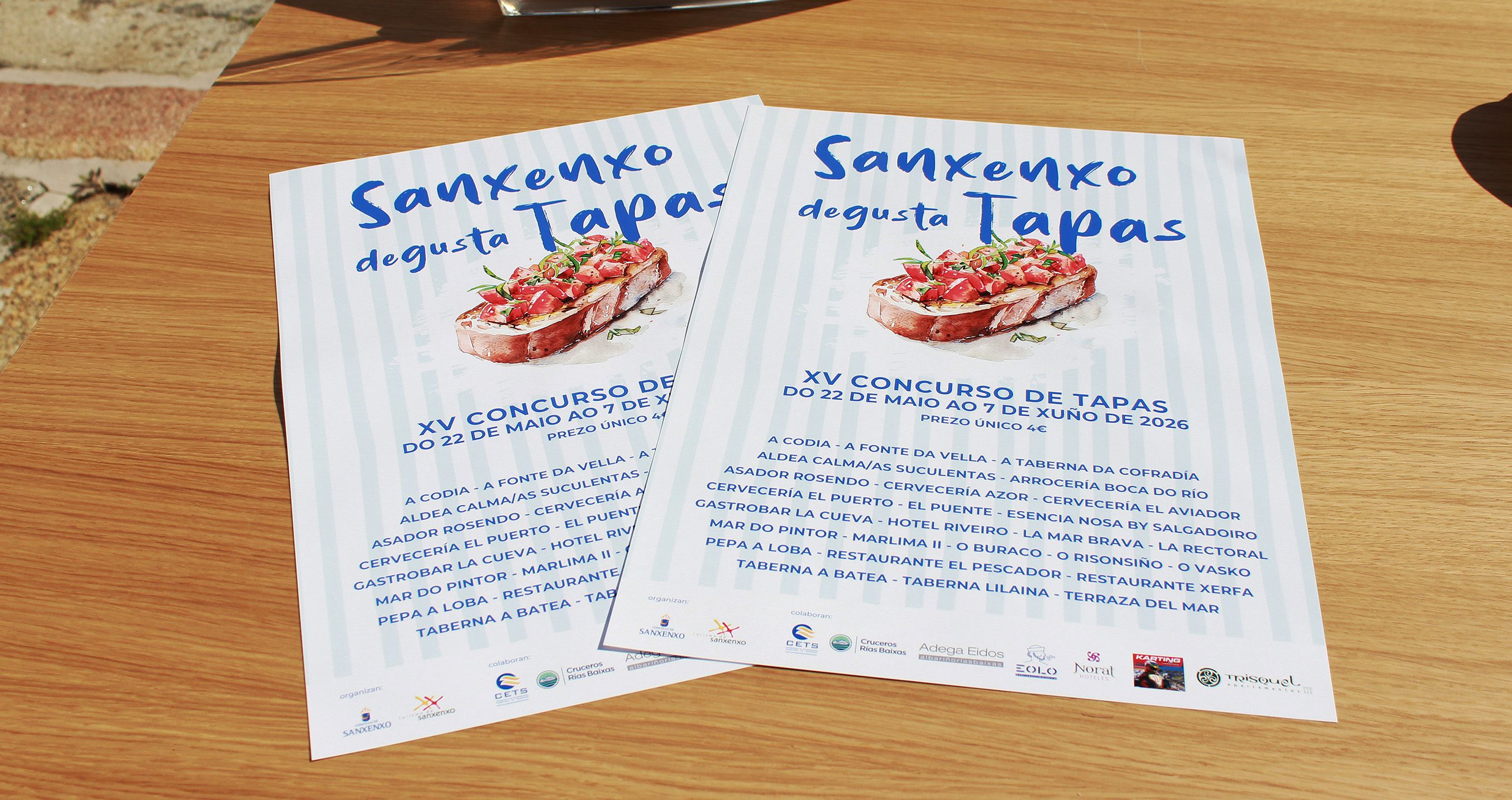 Presentación de XV Sanxenxo Degusta Tapas