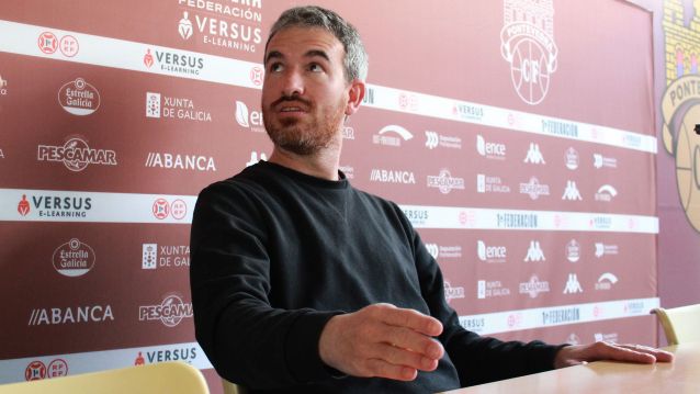 Rubén Domínguez en la rueda de prensa previa a la última jornada de liga Rubén Domínguez en la rueda de prensa previa a la última jornada de liga