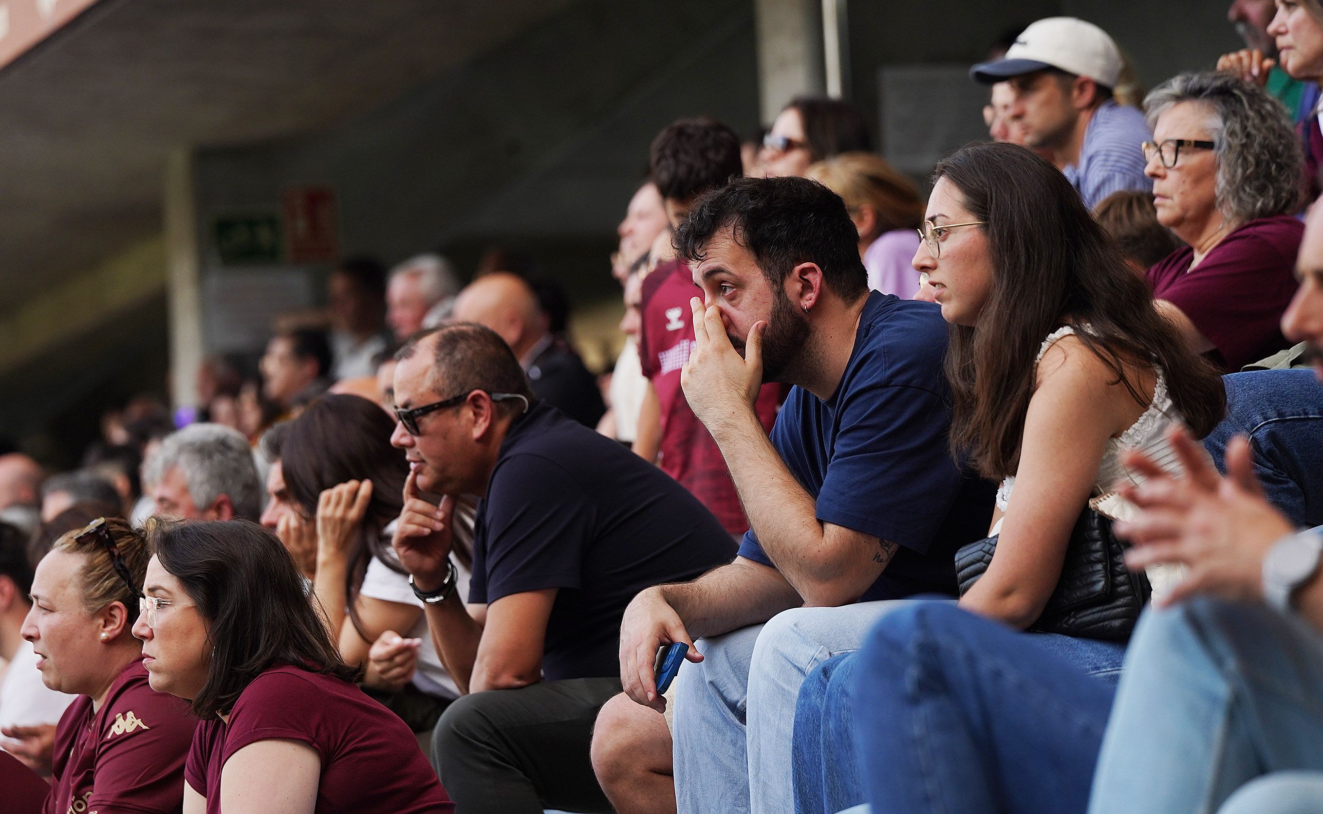 Partido entre Pontevedra CF y Real Avilés Industrial en Pasarón