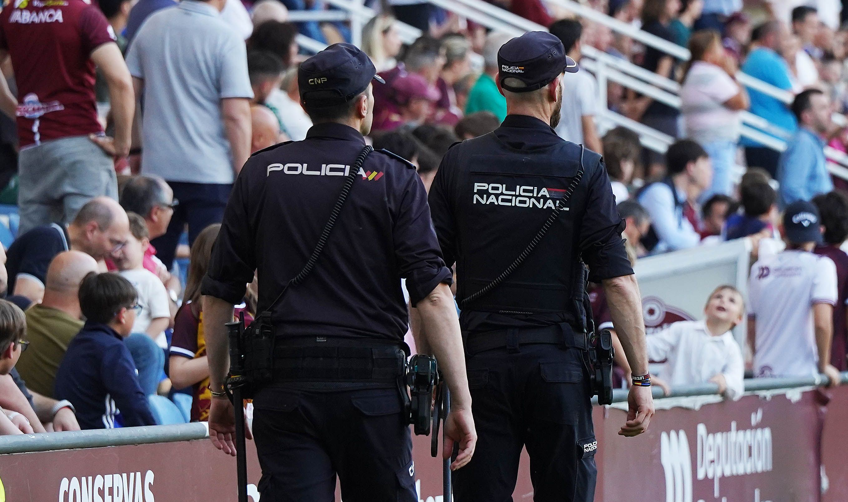 Partido entre Pontevedra CF y Real Avilés Industrial en Pasarón
