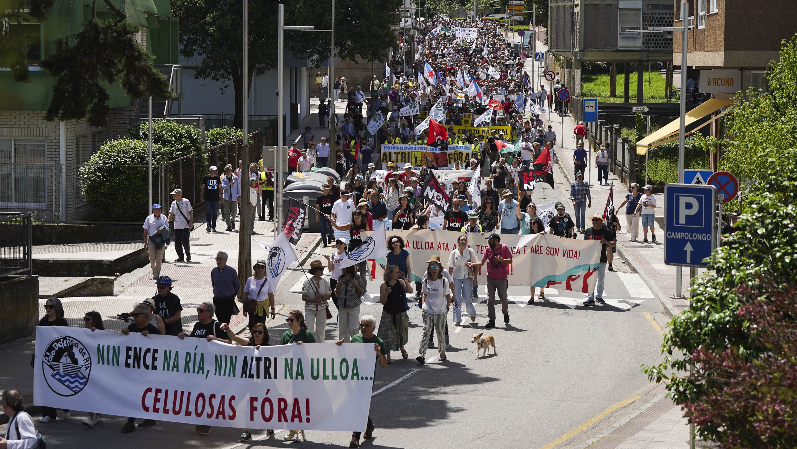 "Mani-Fiesta" por el archivo de ALTRI y el cierre de Ence "Mani-Fiesta" por el archivo de ALTRI y el cierre de Ence