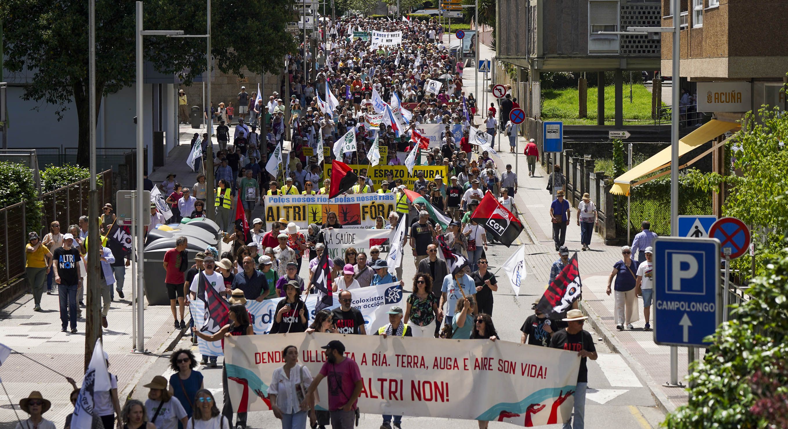 "Mani-Fiesta" por el archivo de ALTRI y el cierre de Ence "Mani-Fiesta" por el archivo de ALTRI y el cierre de Ence