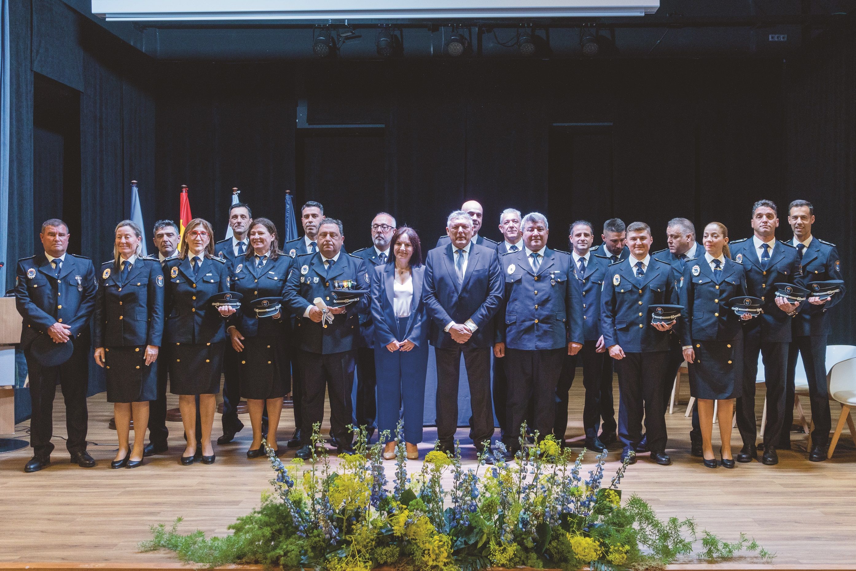 La Policía Local de Sanxenxo honra a su patrona