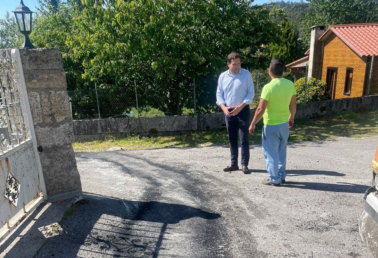 Trabajos de bacheo de los viales municipales