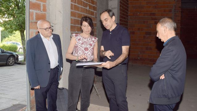 María Martínez Allegue, conselleira de Vivenda, en Valdecorvos María Martínez Allegue, conselleira de Vivenda, en Valdecorvos