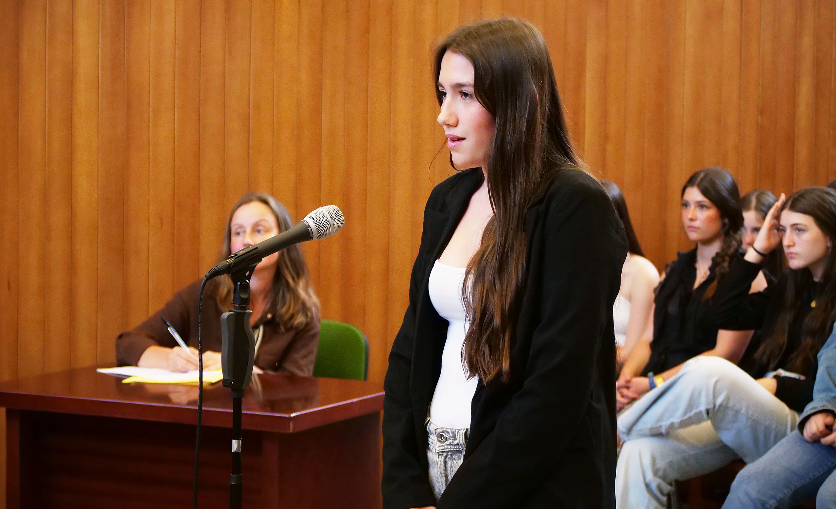 Juicio simulado en el Tribunal de Instancia de Pontevedra
