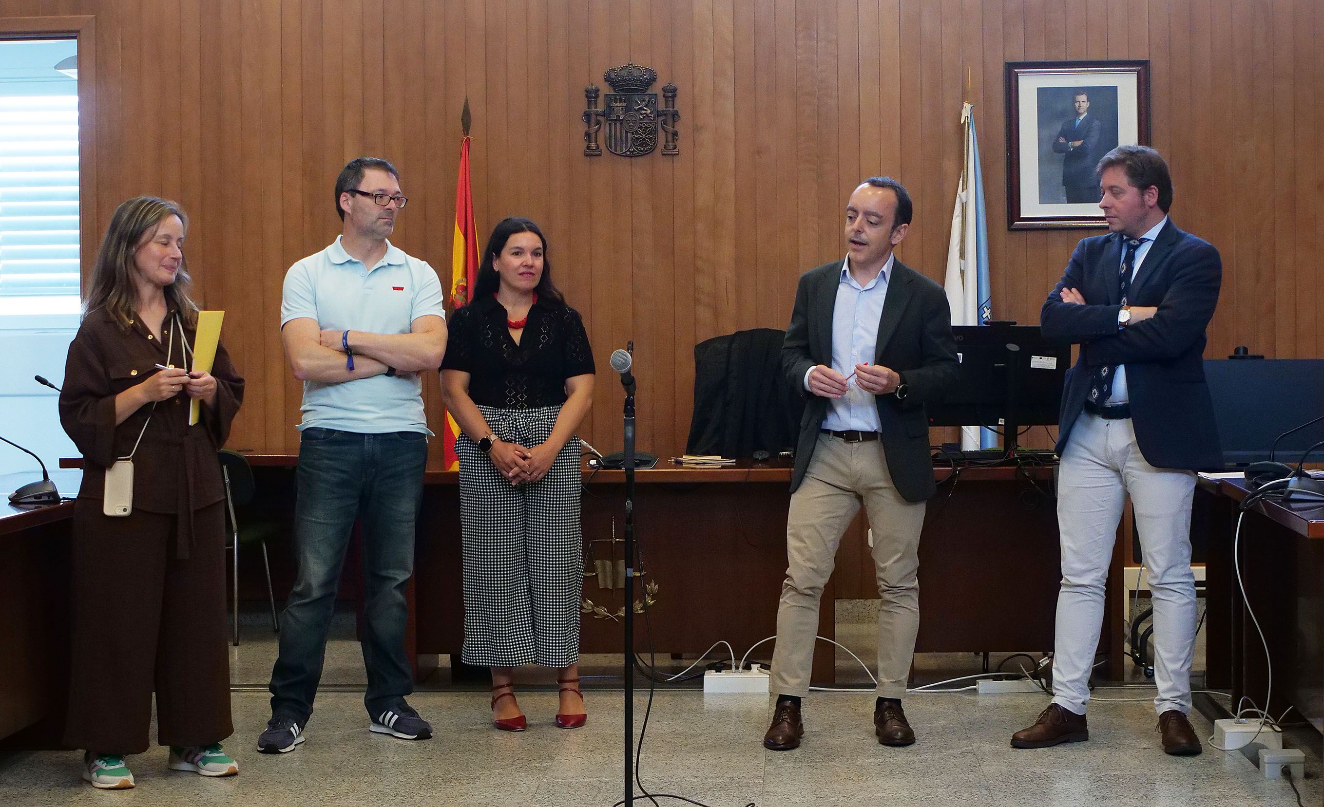 Juicio simulado en el Tribunal de Instancia de Pontevedra
