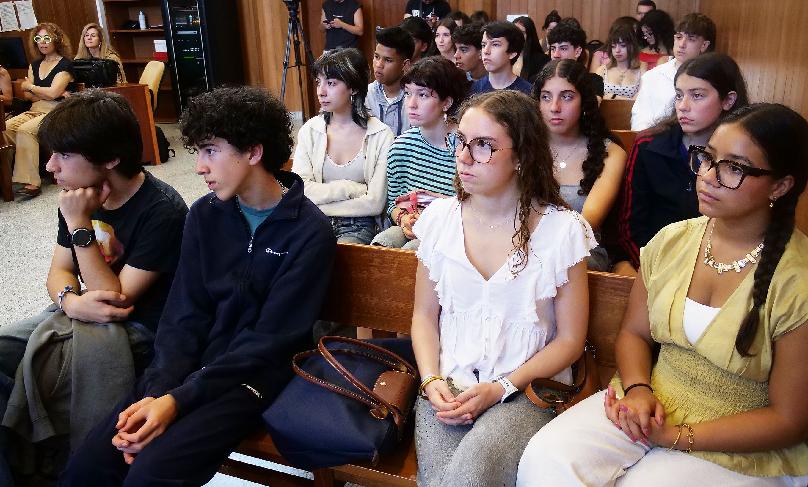 Juicio simulado en el Tribunal de Instancia de Pontevedra