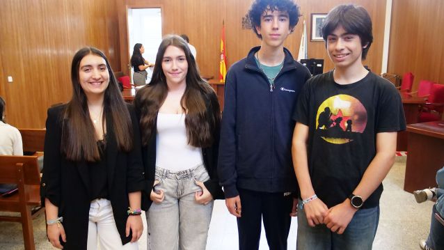Juicio simulado en el Tribunal de Instancia de Pontevedra