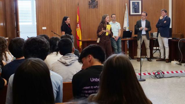 Juicio simulado en el Tribunal de Instancia de Pontevedra