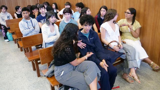 Juicio simulado en el Tribunal de Instancia de Pontevedra