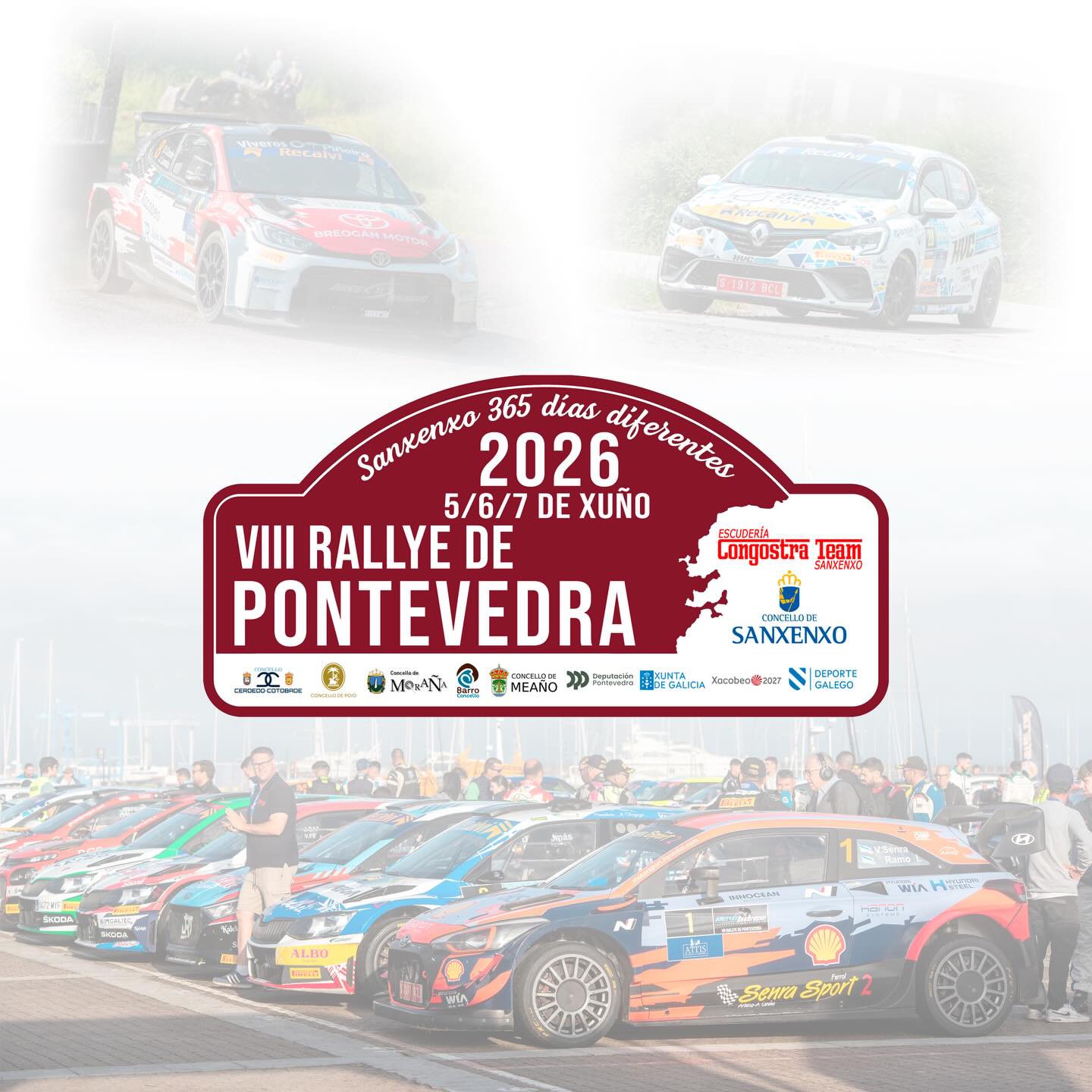 Imagen oficial del Rallye de Pontevedra