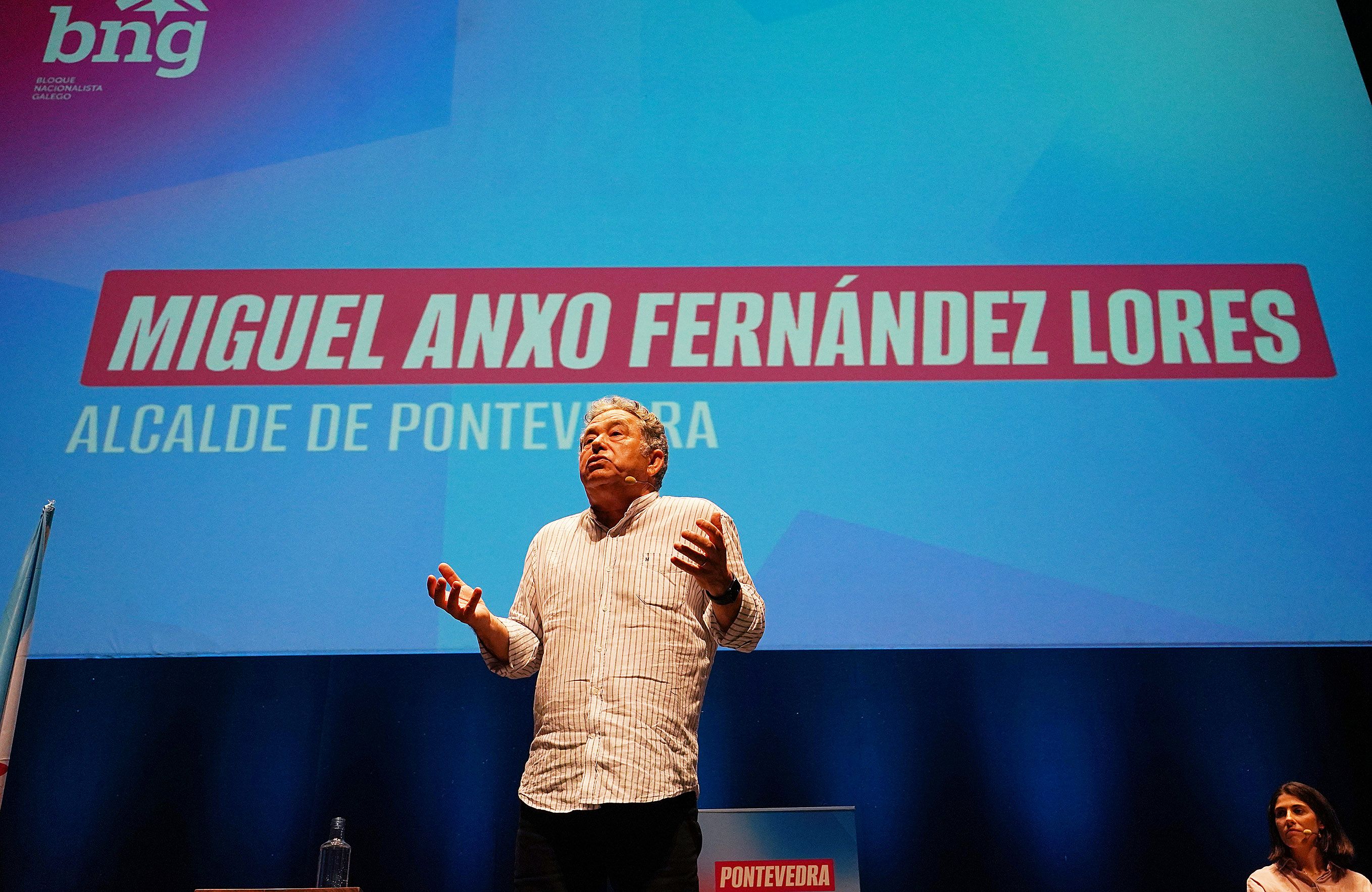 Miguel Anxo Fernández Lores se presenta como candidato del BNG a la alcadía de Pontevedra en 2027 Miguel Anxo Fernández Lores se presenta como candidato del BNG a la alcadía de Pontevedra en 2027