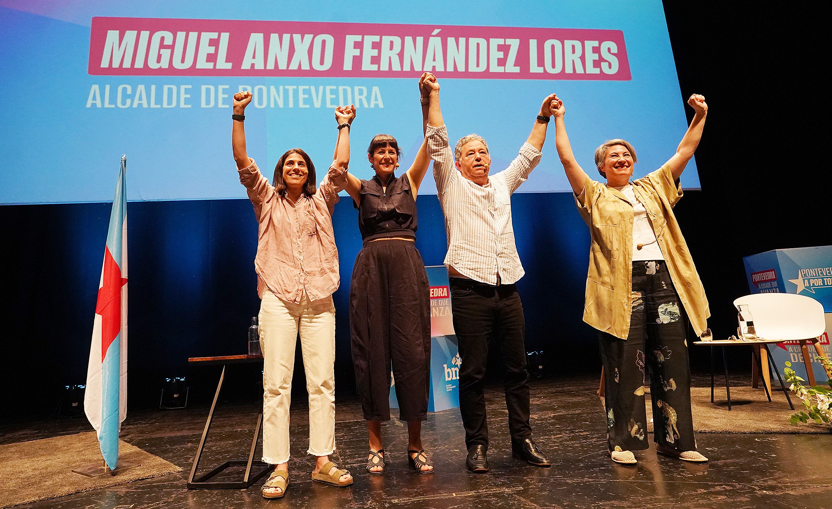 Miguel Anxo Fernández Lores se presenta como candidato del BNG a la alcadía de Pontevedra en 2027 Miguel Anxo Fernández Lores se presenta como candidato del BNG a la alcadía de Pontevedra en 2027