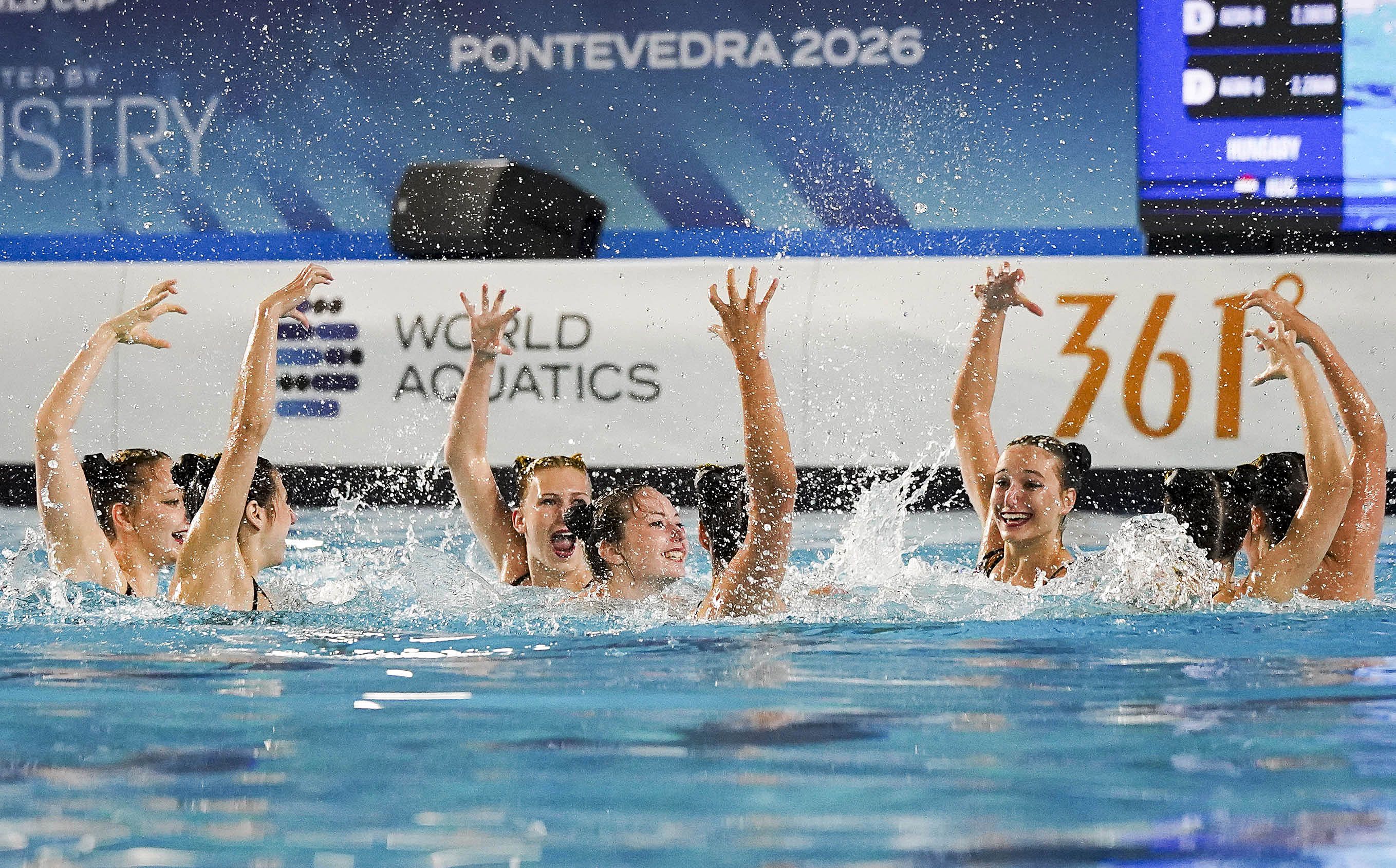 Última xornada da Copa do Mundo de Natación Artística en Pontevedra