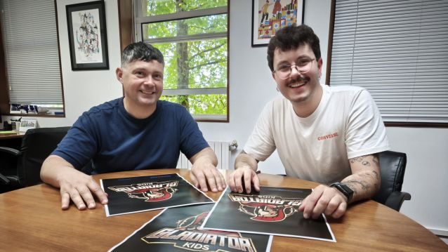 Manu Lourenzo y Gonzalo Outeiro presentan la Gladiator Kids Race Manu Lourenzo y Gonzalo Outeiro presentan la Gladiator Kids Race