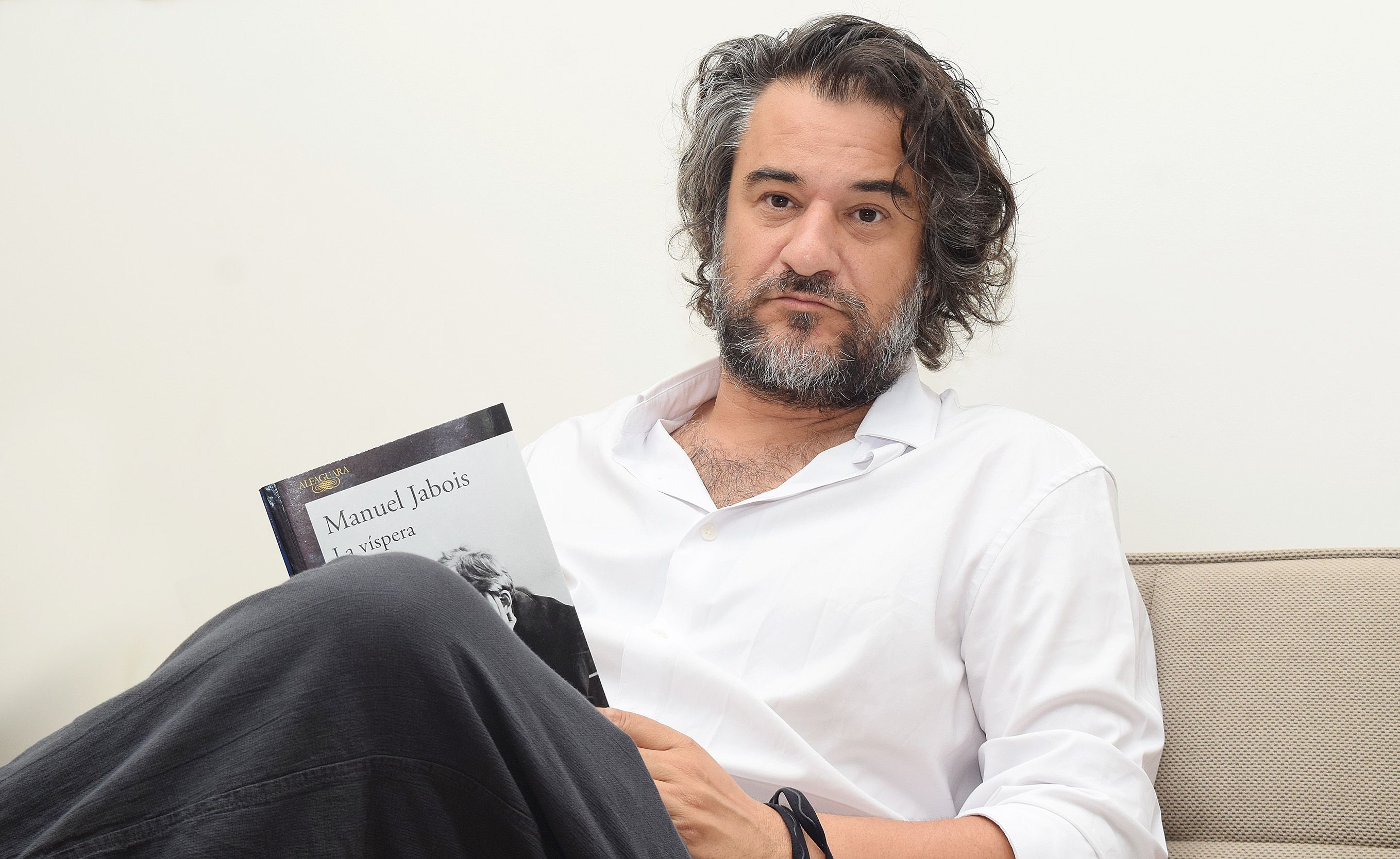 Manuel Jabois, con su libro 'La víspera'