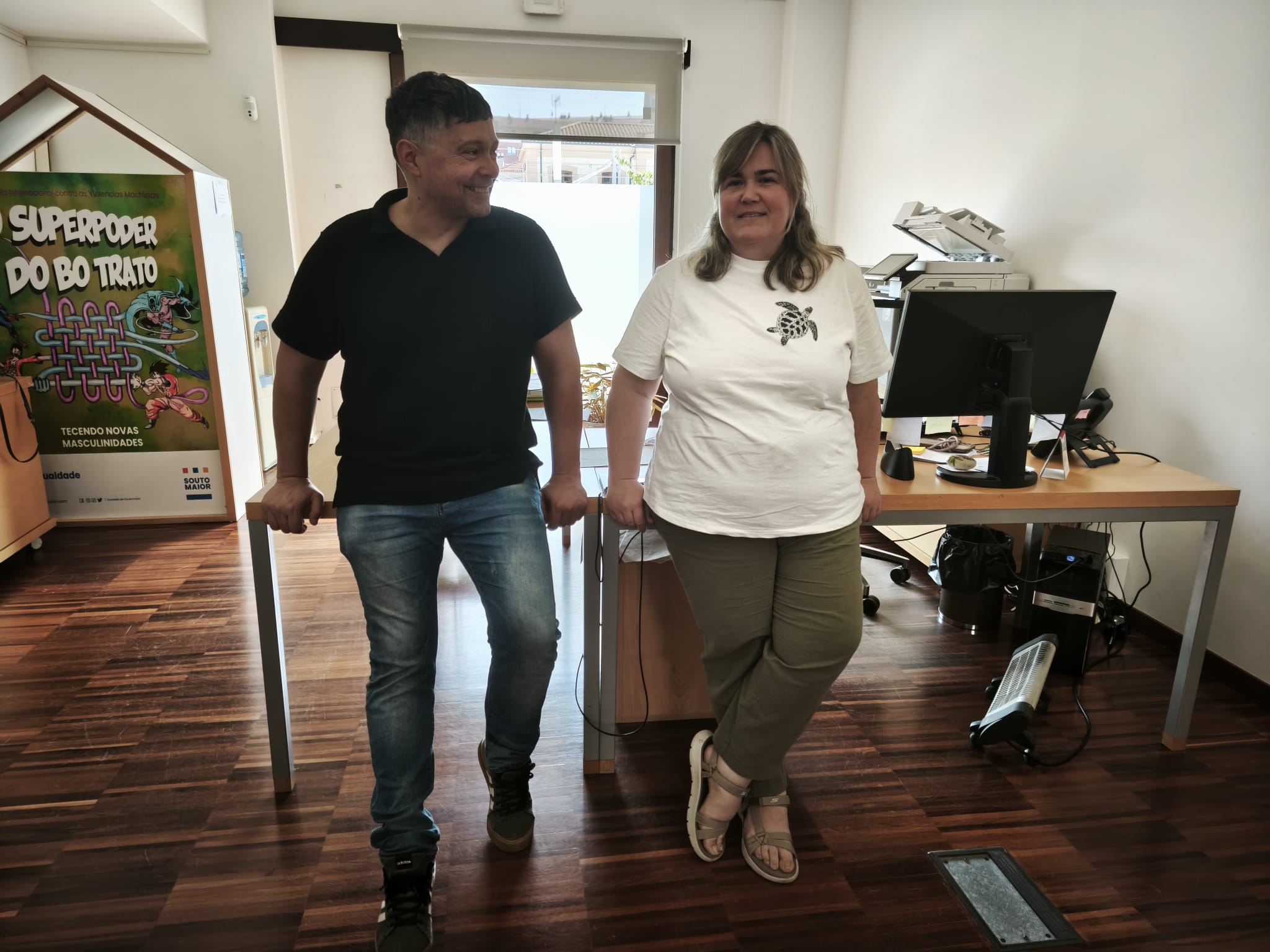 Manu Lourenzo y Rosana Martínez