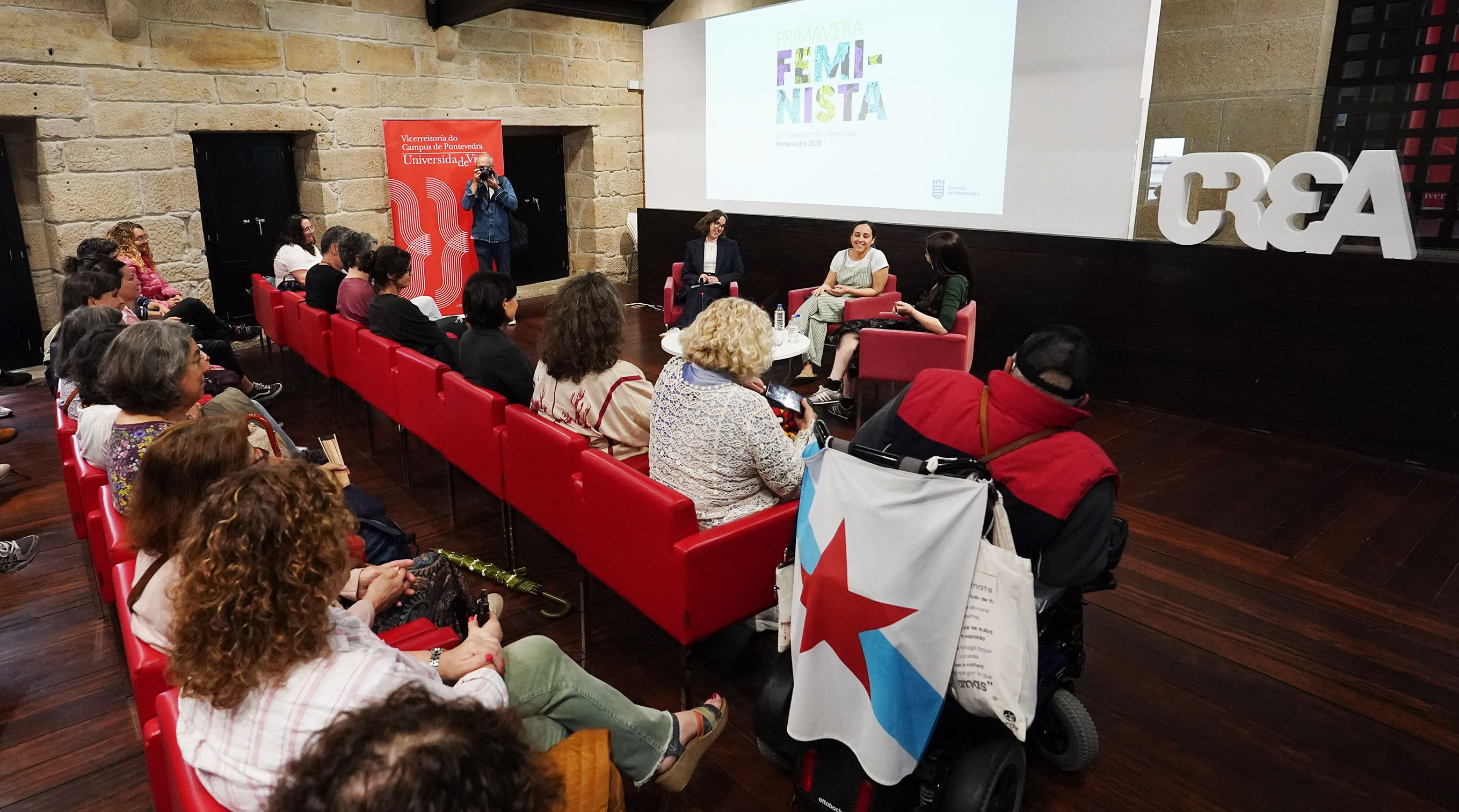 Ledicia Costas e Sara Vila nos Faladoiros Feministas 2026