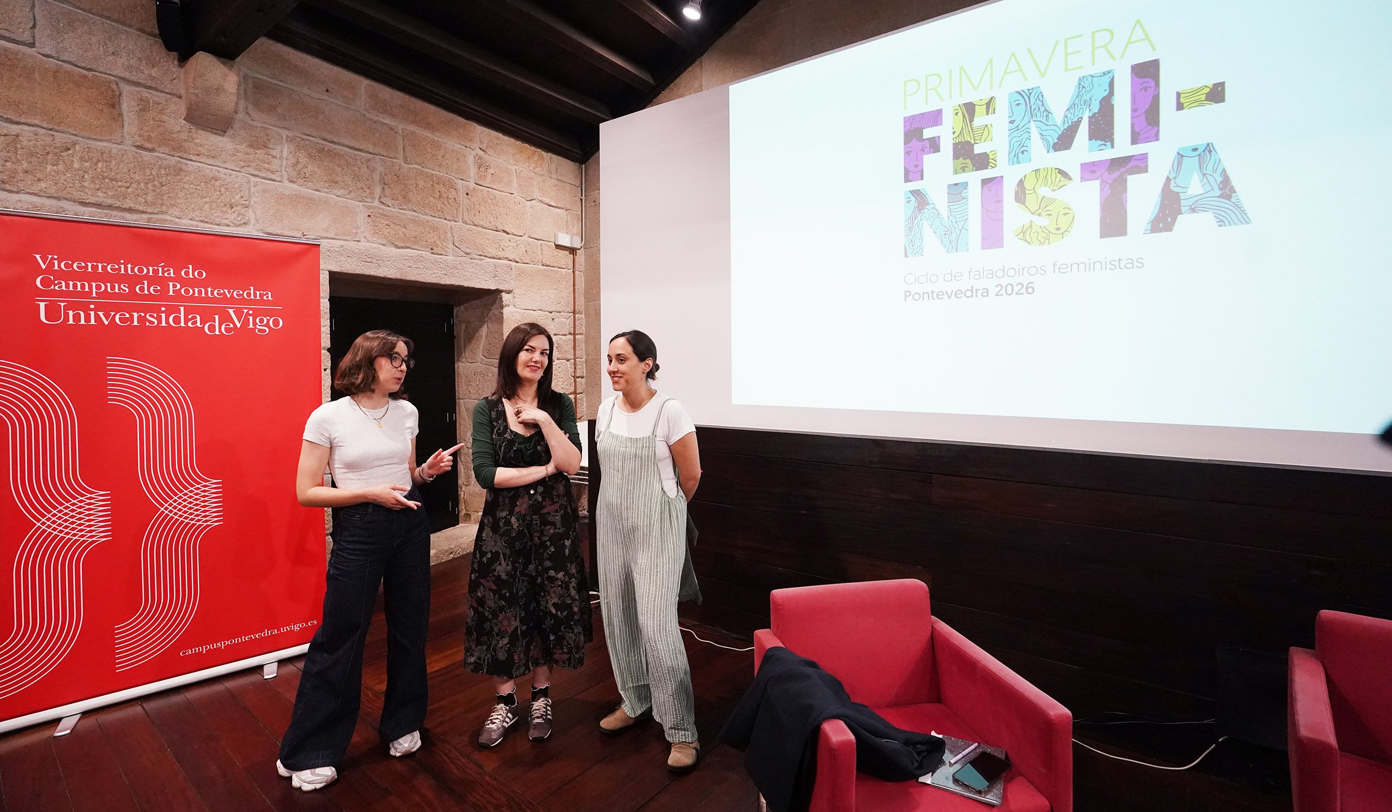 Ledicia Costas e Sara Vila nos Faladoiros Feministas 2026
