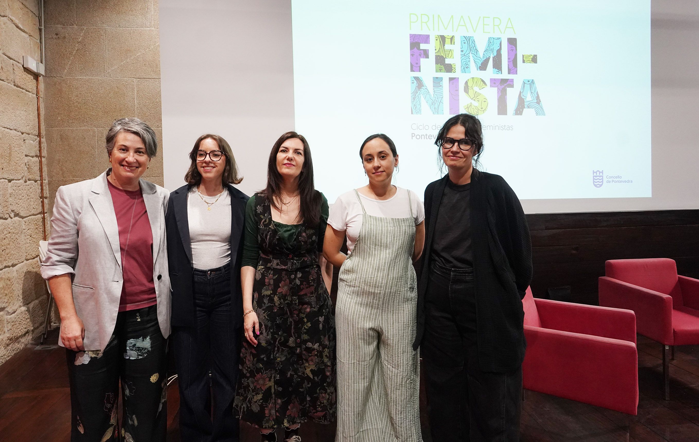 Ledicia Costas e Sara Vila nos Faladoiros Feministas 2026