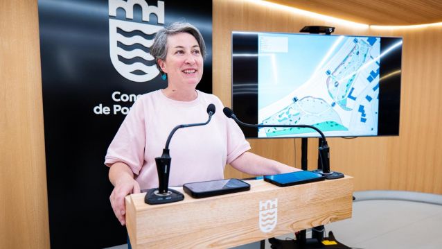 Eva Vilaverde presenta el proyecto para la 'parcela de los circos'