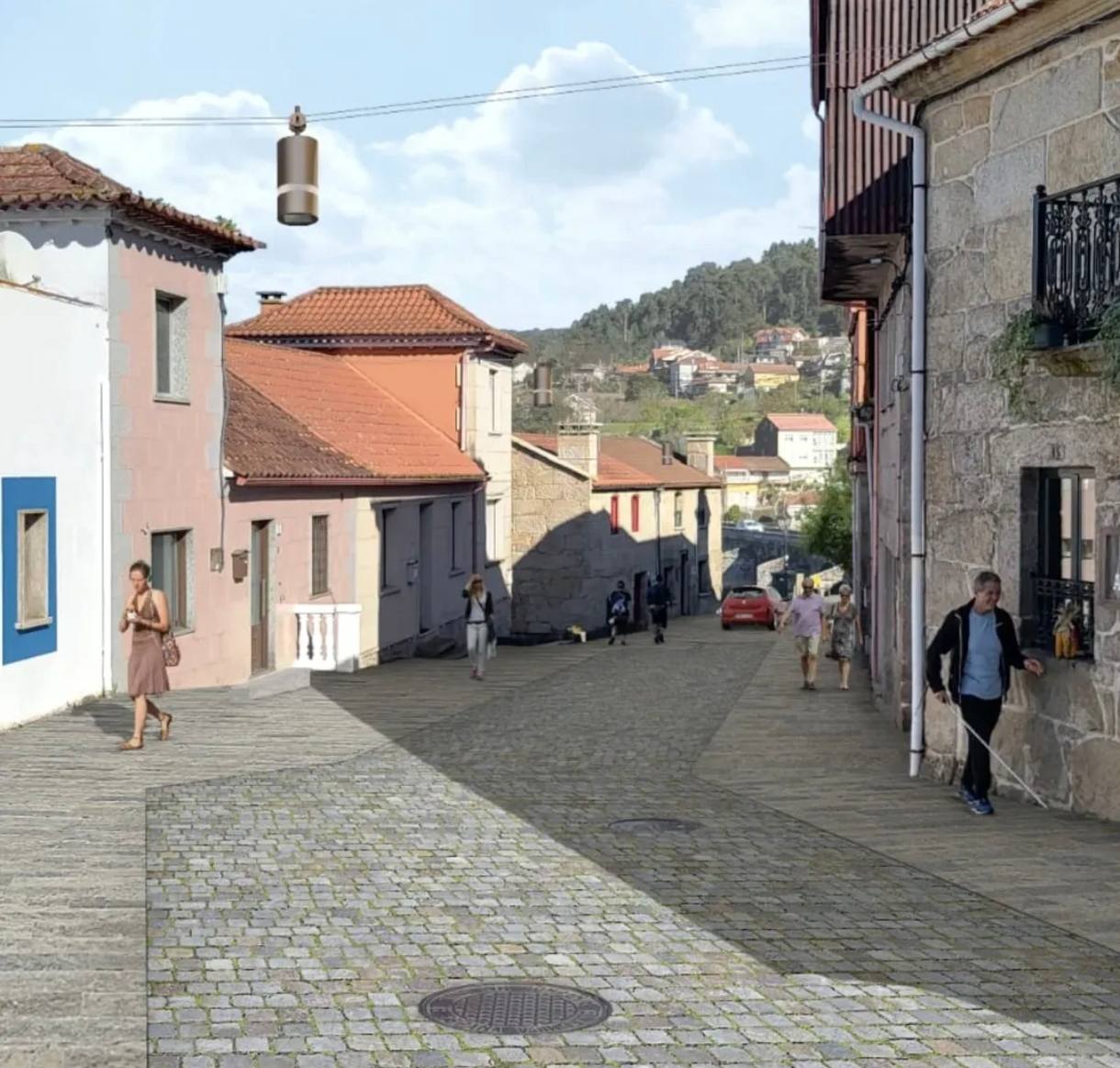 Infografía del proyecto dehumanización de la calle Roxelio Landeiro