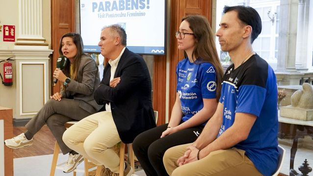 Recibimento al Tenis de Mesa Monte Porreiro en el Pazo Provincial de la Deputación Recibimento al Tenis de Mesa Monte Porreiro en el Pazo Provincial de la Deputación