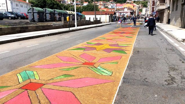 Alfombra floral do Corpus en Bueu Alfombra floral do Corpus en Bueu