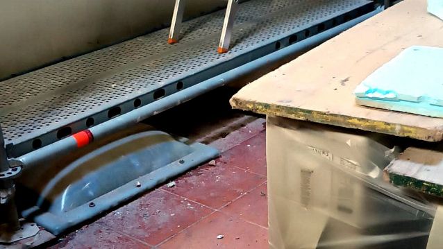 Denuncian falta de limpeza nas obras da Comisaría da Policía Nacional
