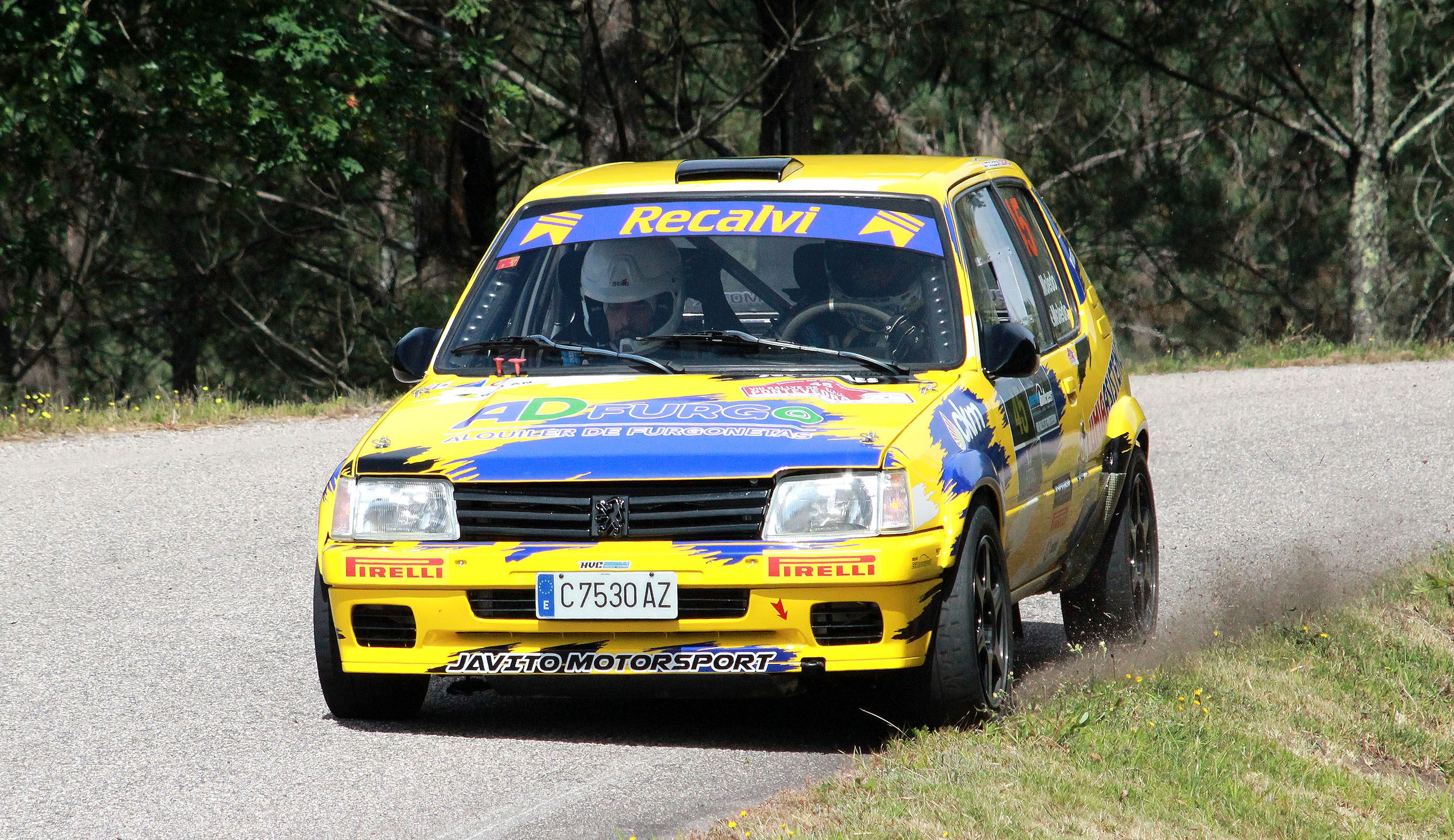 Primeira xornada do VIII Rallye de Pontevedra Primeira xornada do VIII Rallye de Pontevedra