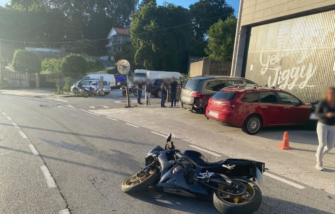 Accidente na Avenida de Montecelo