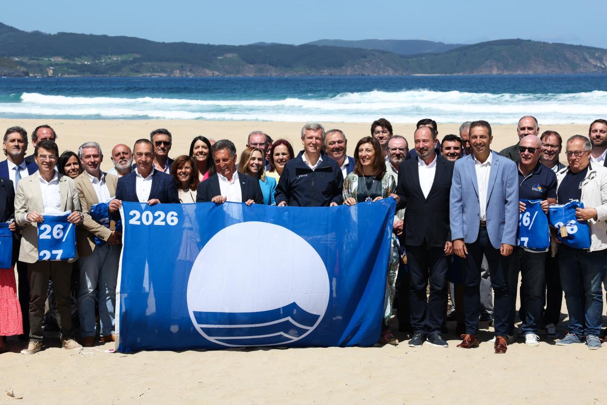 Acto de entrega de las banderas azules 2026