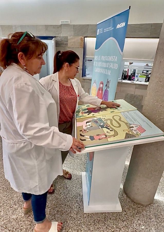 Persoal do Hospital do Salnés observa o conto para previr riscos cardiovasculares