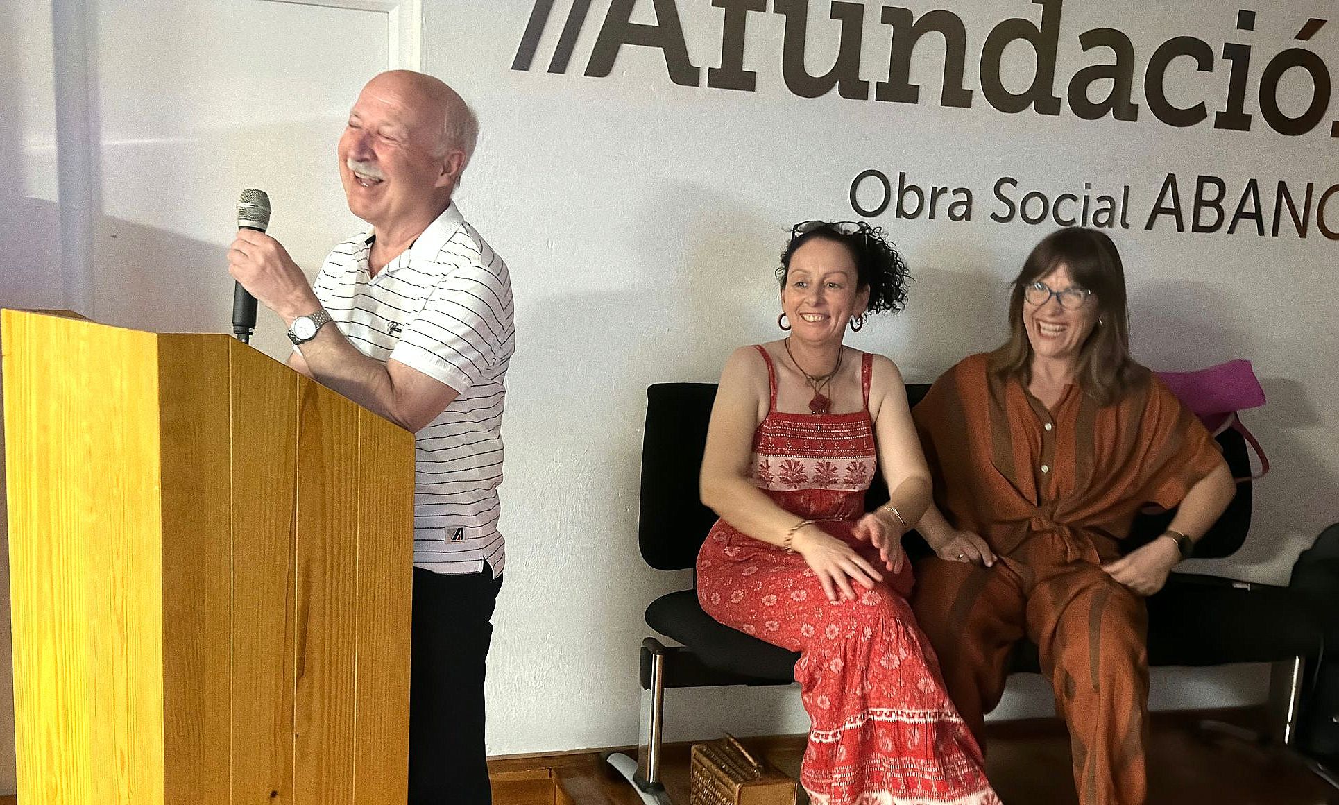 Hipólito Fraguas durante el acto Hipólito Fraguas durante el acto
