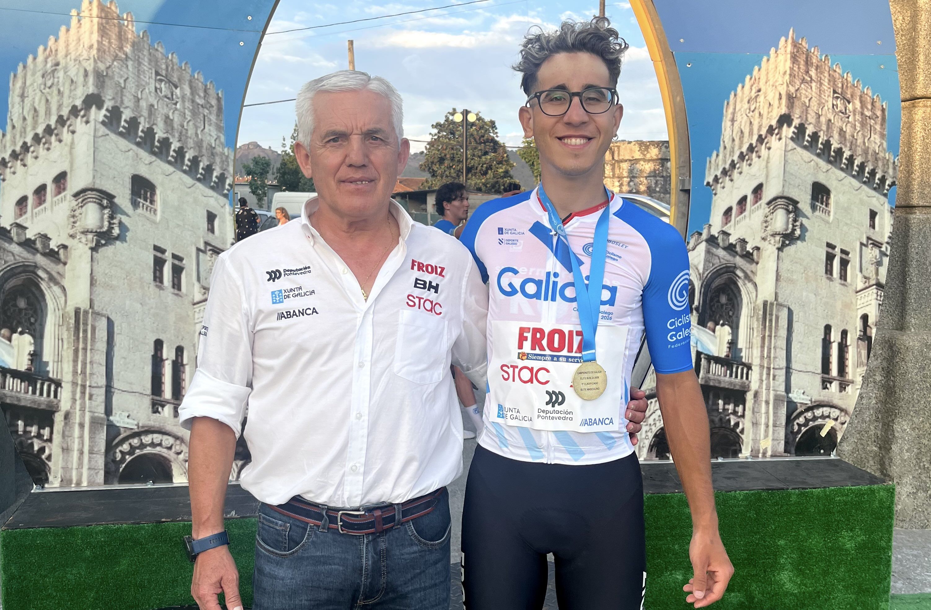 Evaristo Portela e Manuel Rodriguez no Campionato Galego