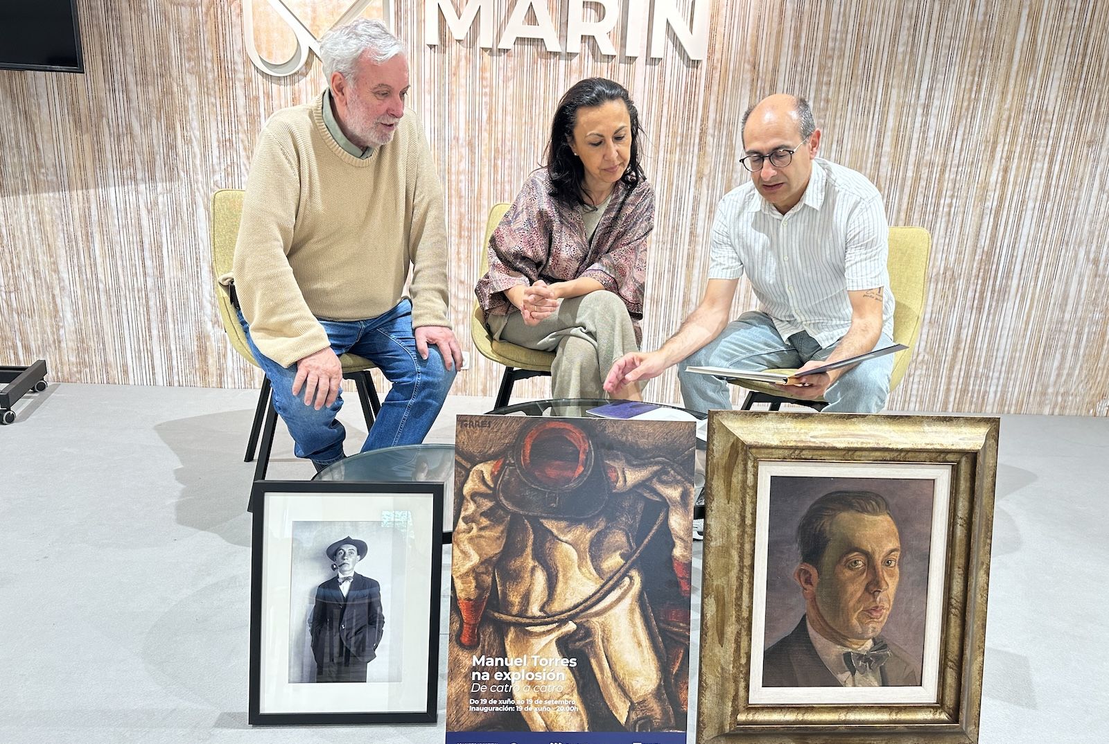 Inauguración da exposición polo 125 aniversario de Manuel Torres