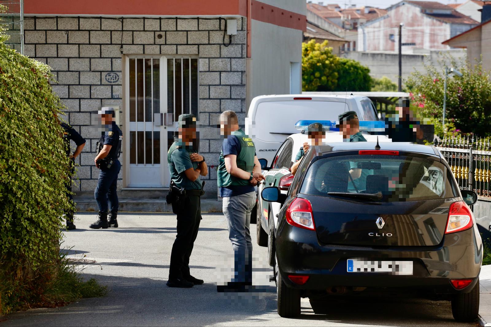 Operativo contra o narcotráfico en Cambados