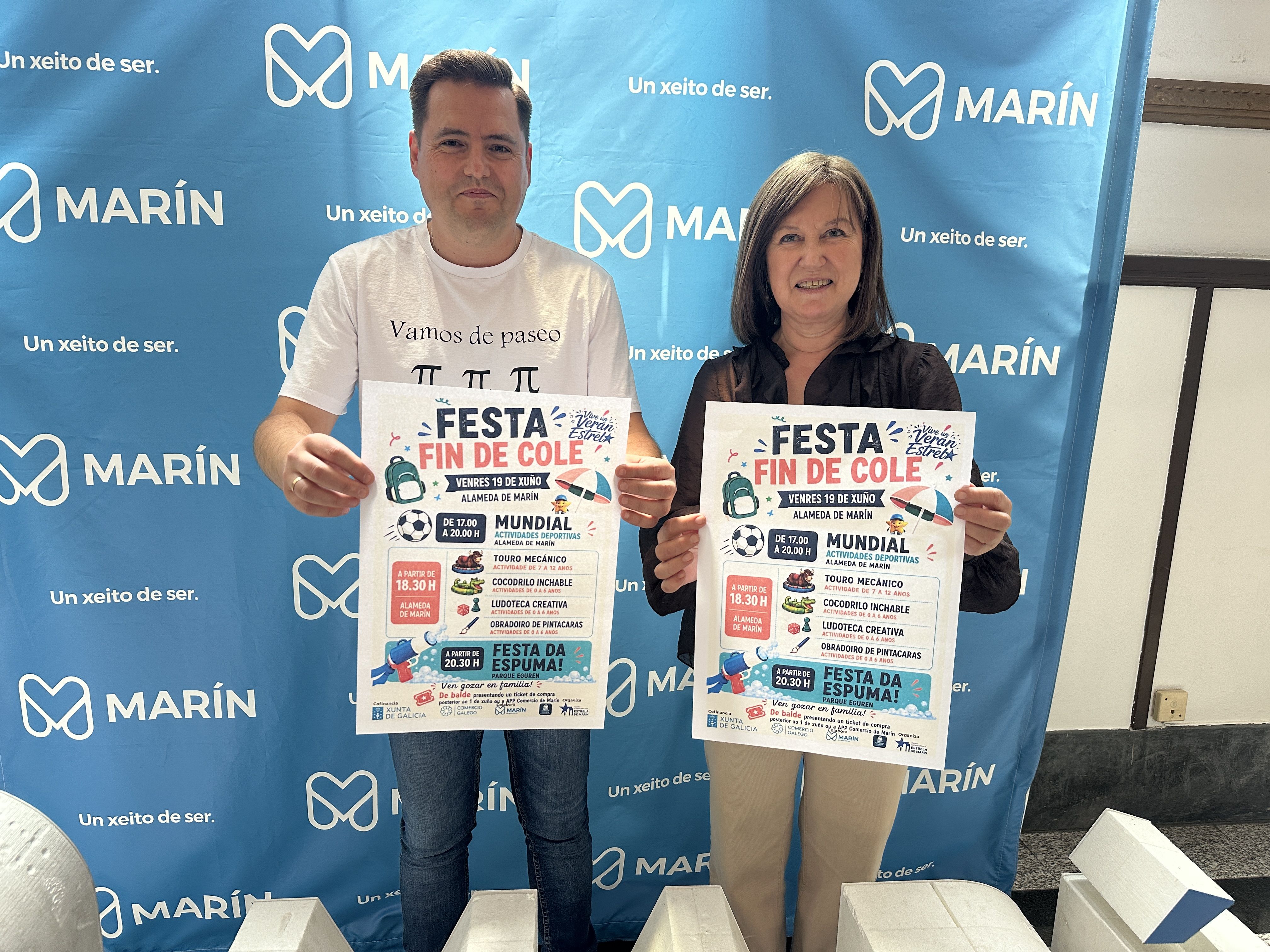 Presentación de la 'Festa de Fin de Cole' de Marín