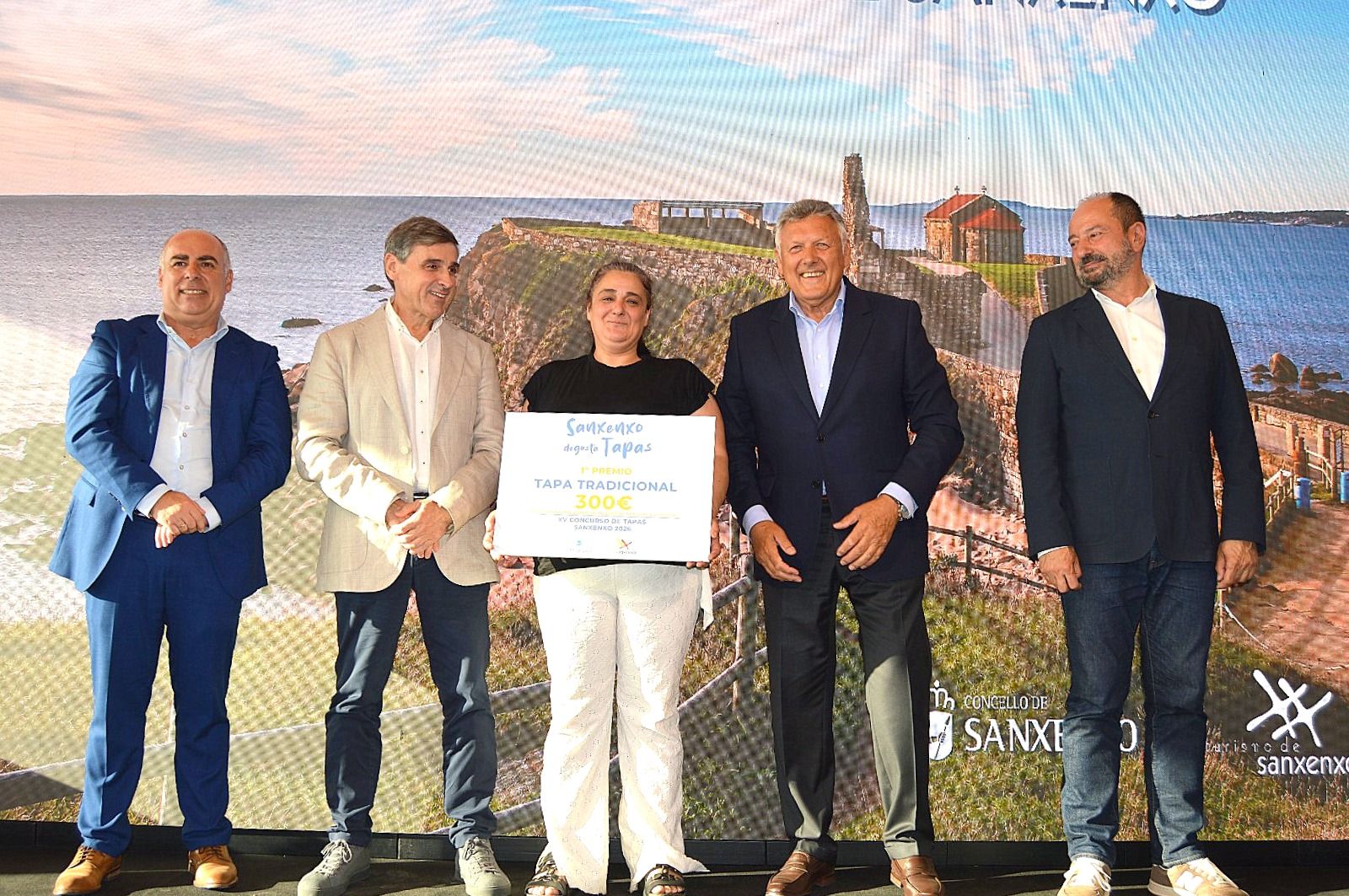 Entrega del Primer Premio del Degusta Tapas de Sanxenxo