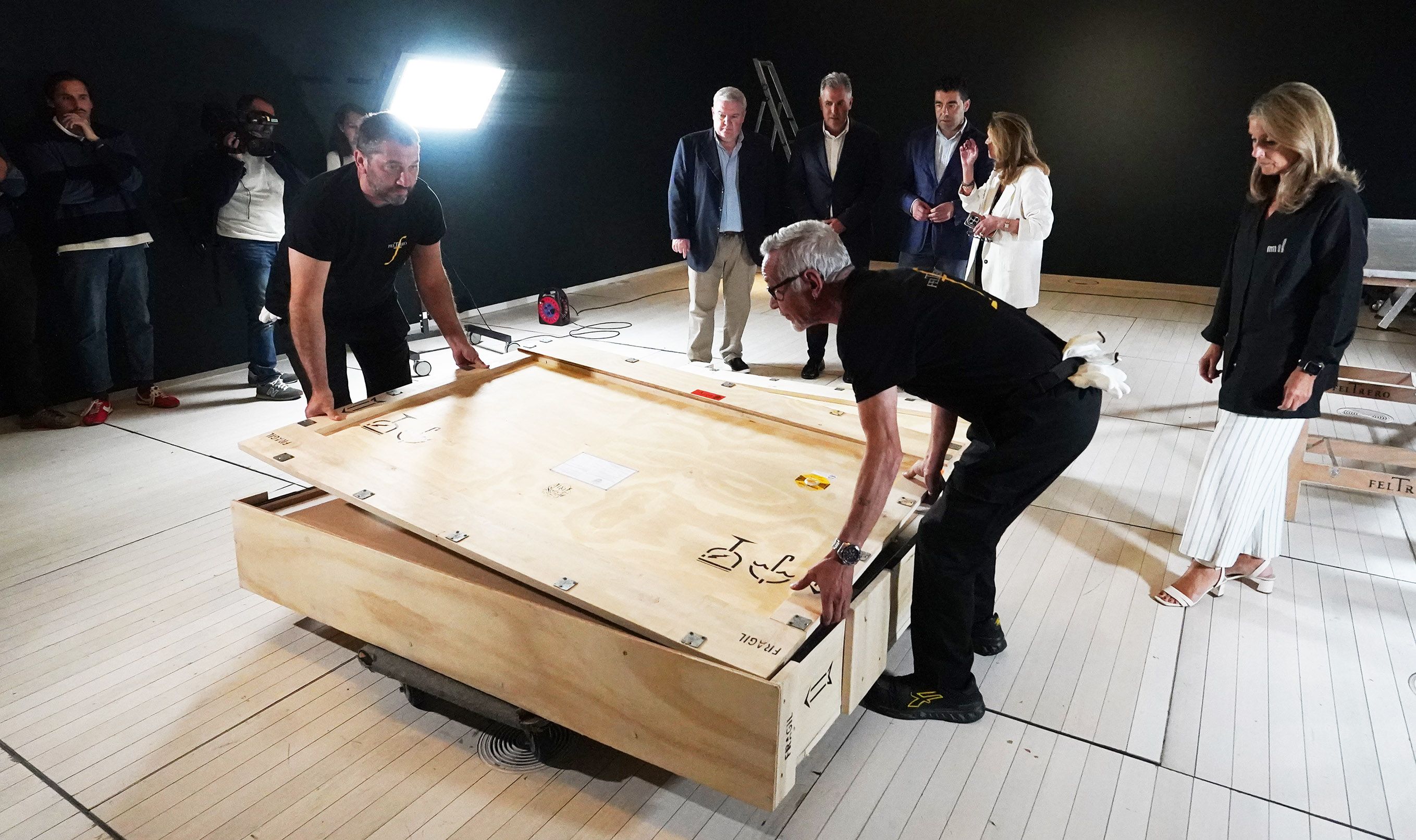 Llegada de 'A derradeira leición do mestre' de Castelao a Pontevedra
