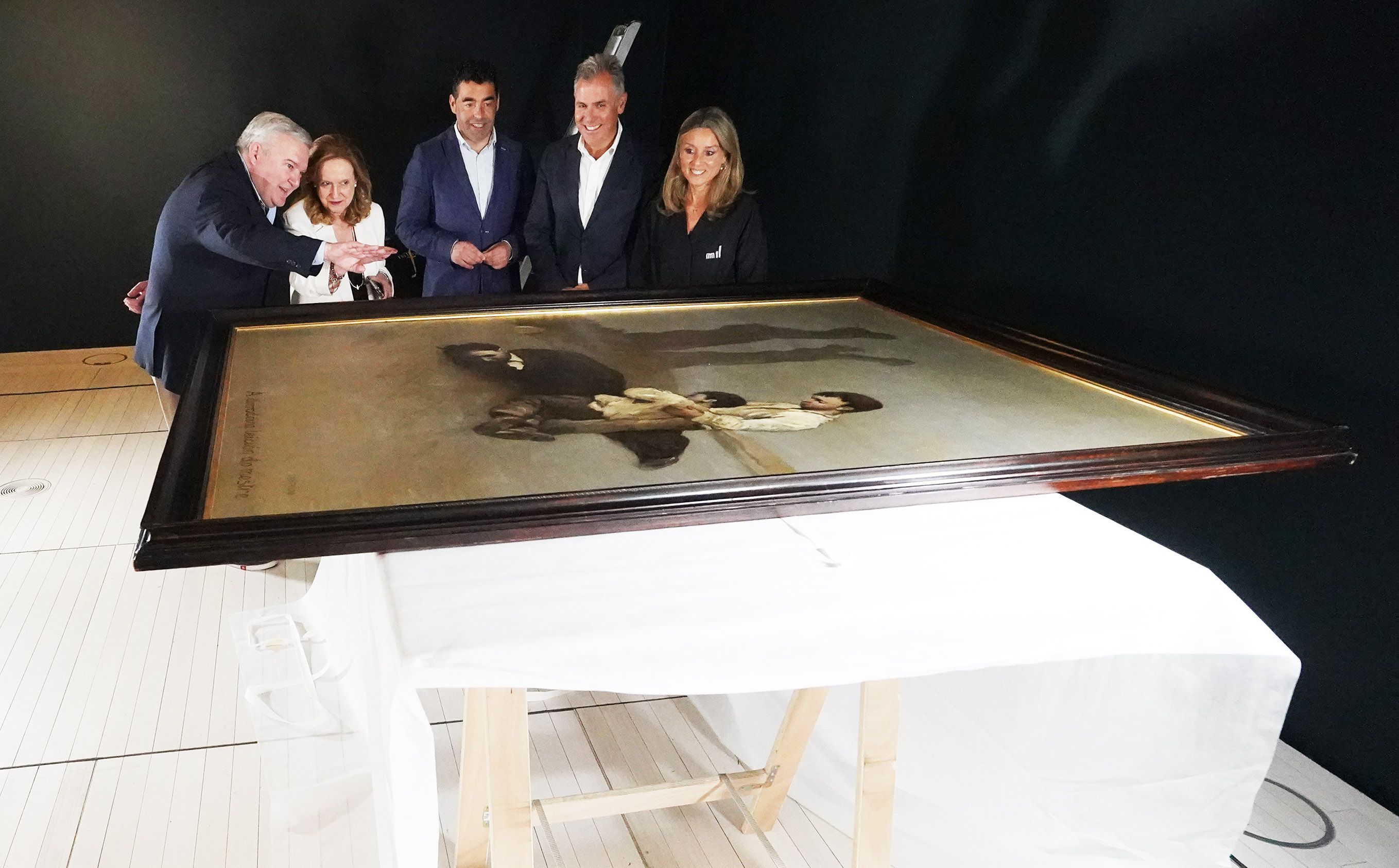Llegada de 'A derradeira leición do mestre' de Castelao a Pontevedra