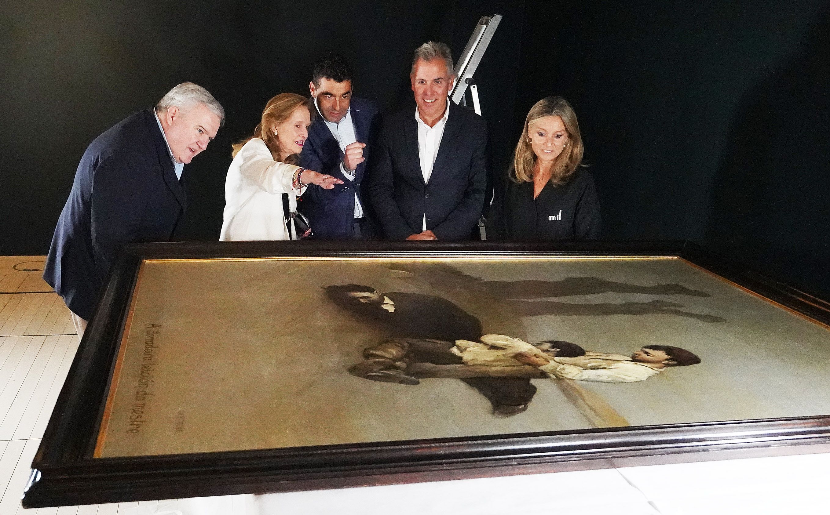 Llegada de 'A derradeira leición do mestre' de Castelao a Pontevedra